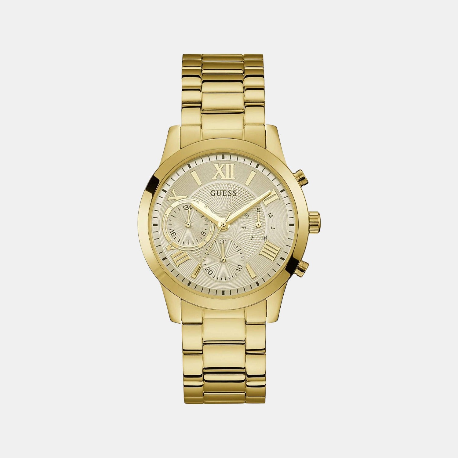 Guess Round Beige Chronograph watch