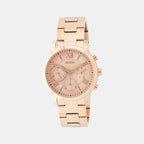 Guess Round Rose Gold Chronograph watch