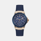 Guess Round Blue Chronograph watch