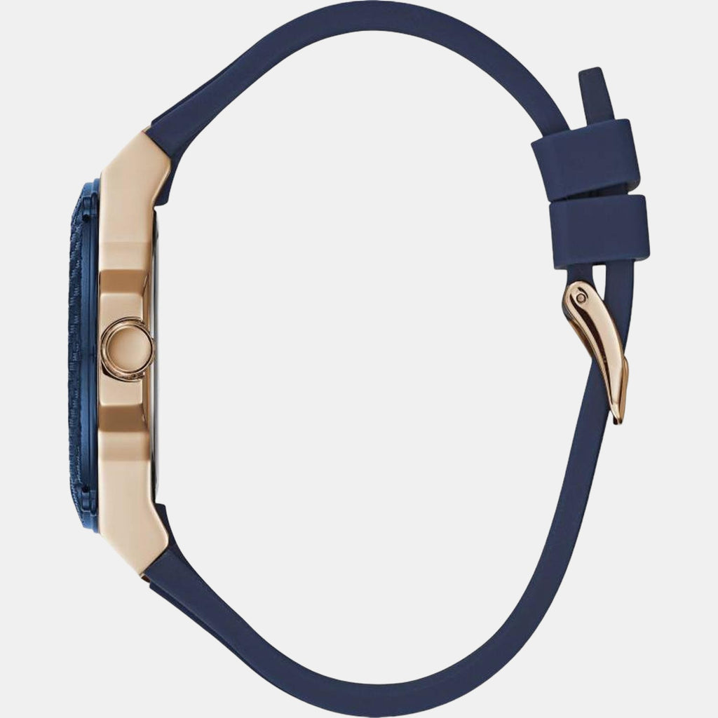 Guess Men Round Blue watch