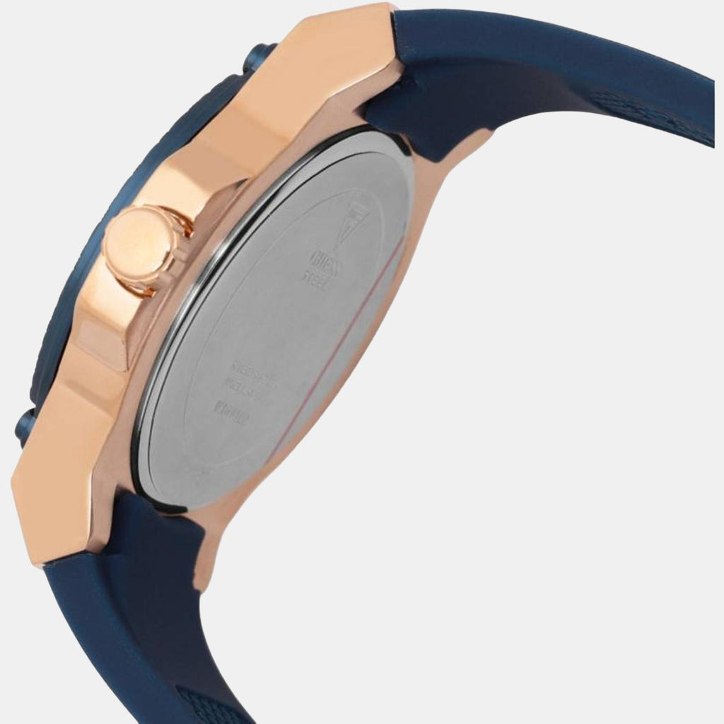 Guess Stainless Steel Round watch