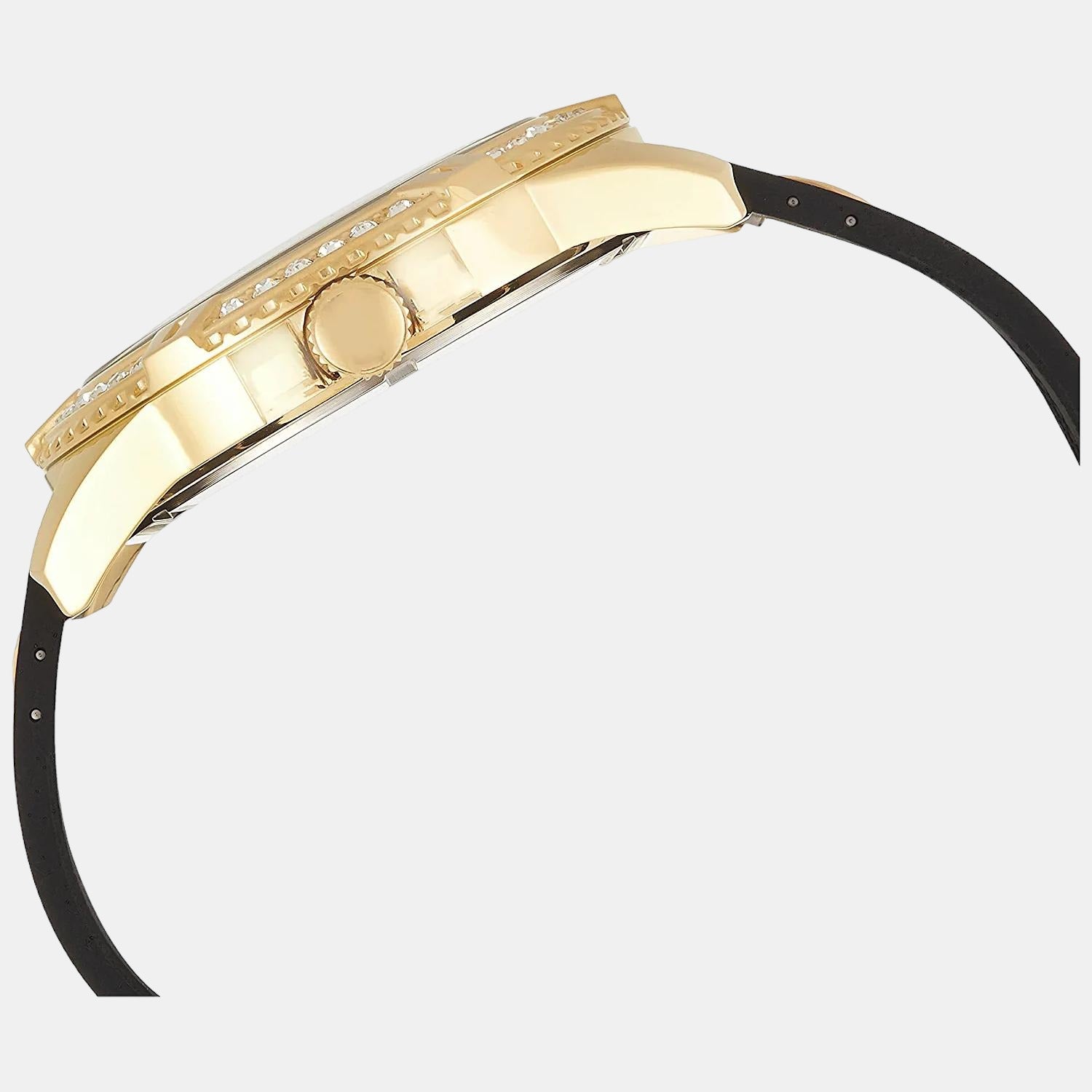 Guess Men Round Black watch