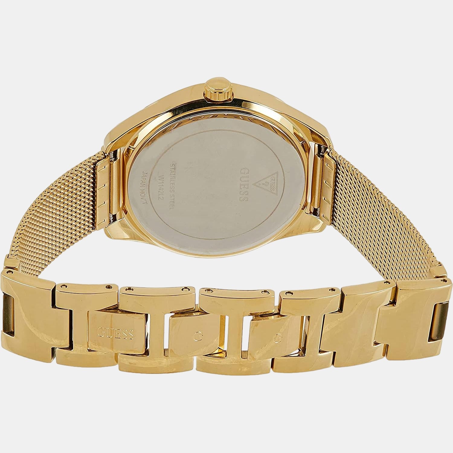 guess-stainless-steel-gold-analog-female-watch-w1142l2
