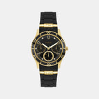 Guess Round Black Chronograph watch