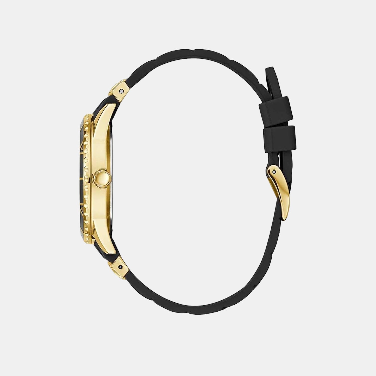 Guess Women Round Black watch