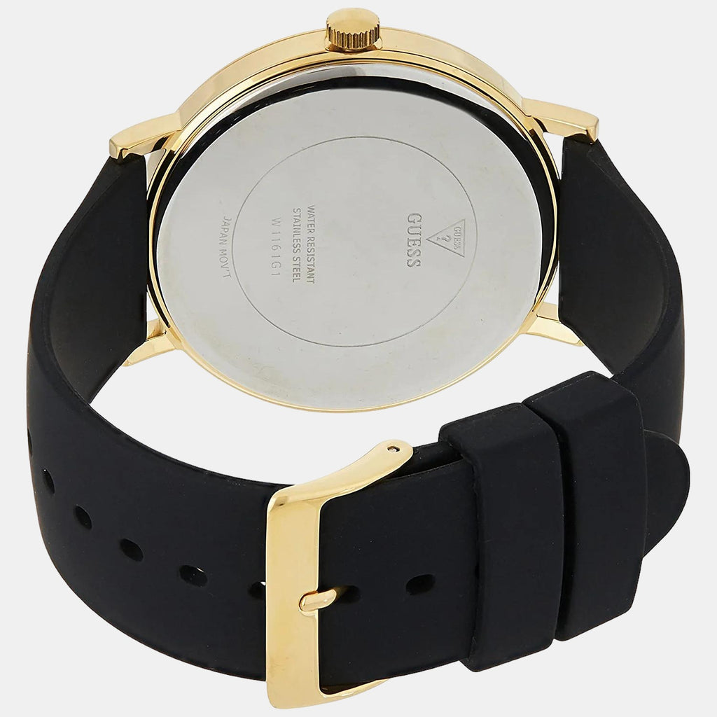 Guess Stainless Steel Round watch