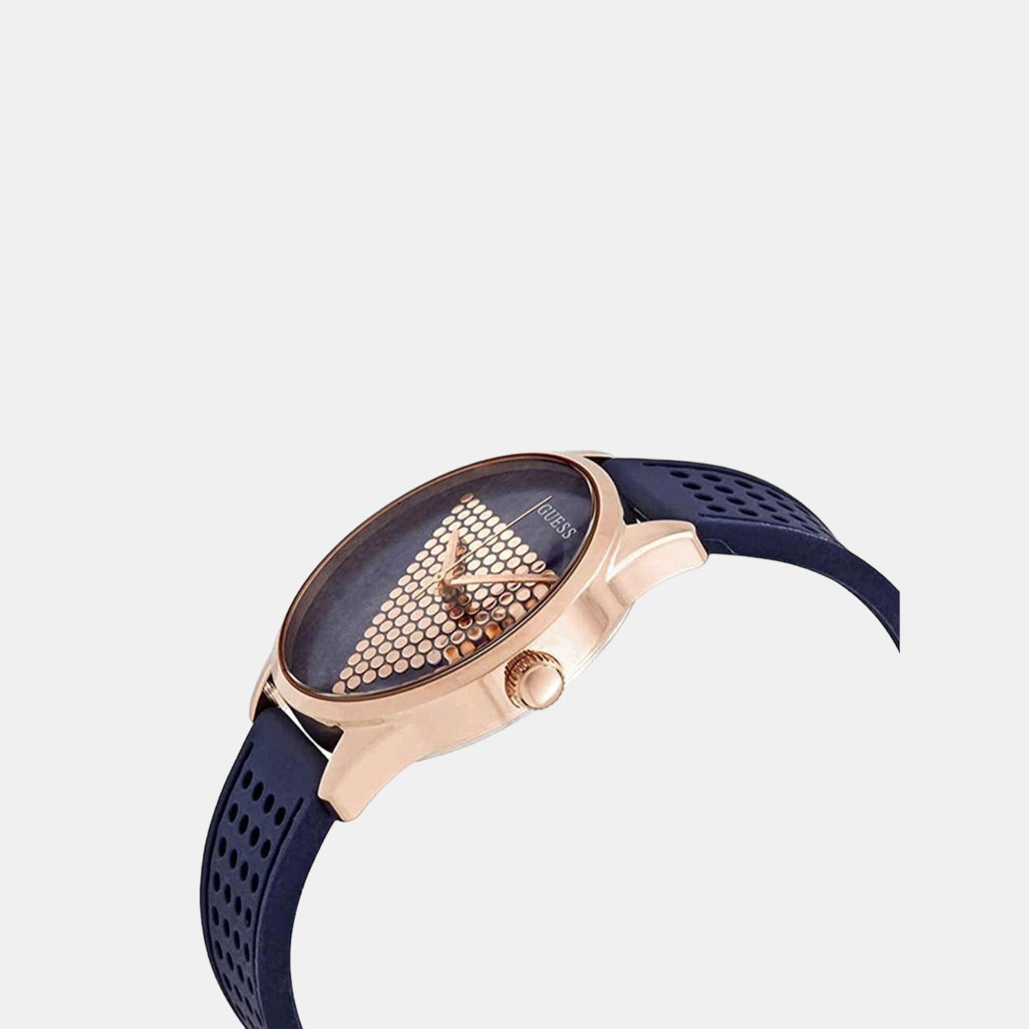 Guess Stainless Steel Round watch