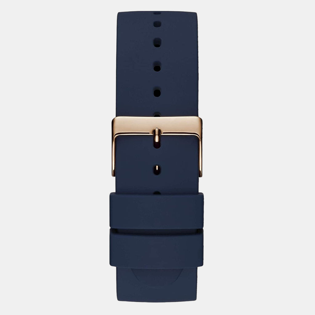 Guess Men Round Blue watch