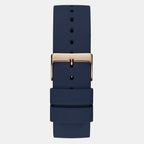 Guess Men Round Blue watch