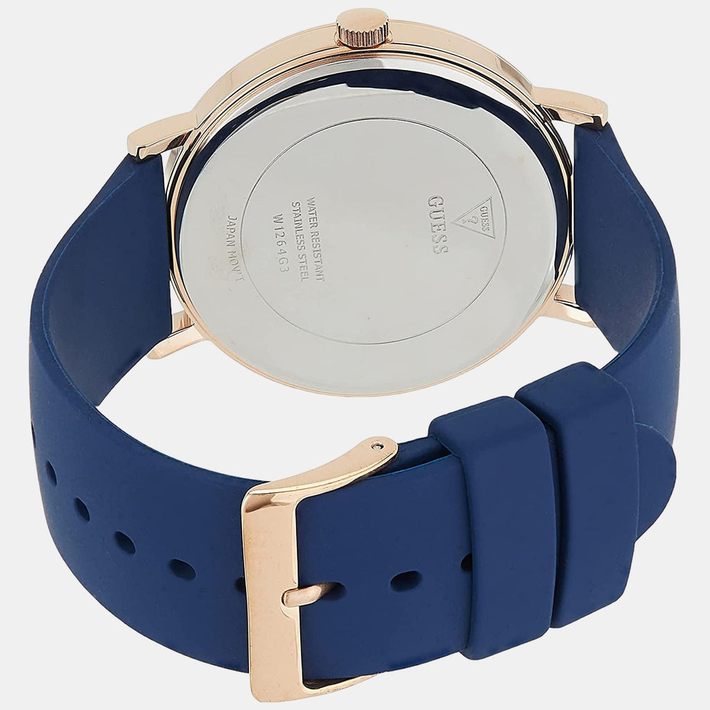 Guess Stainless Steel Round watch