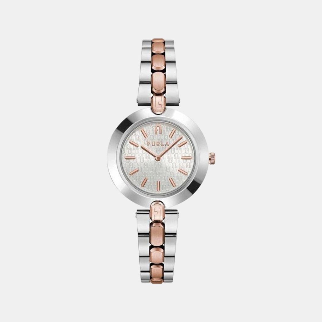 Furla Round Silver Analog watch
