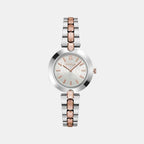 Furla Round Silver Analog watch