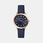 Furla Round Blue Analog watch