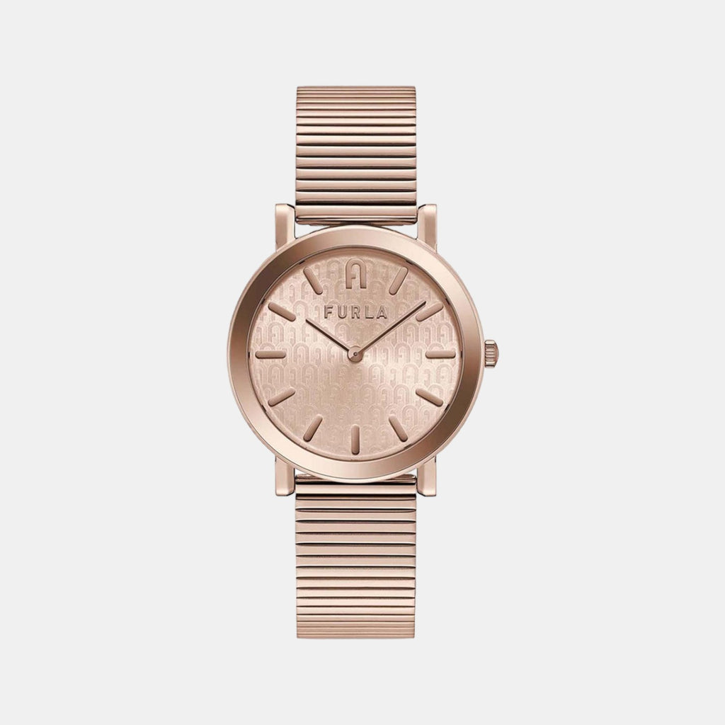 Furla Round White Analog watch