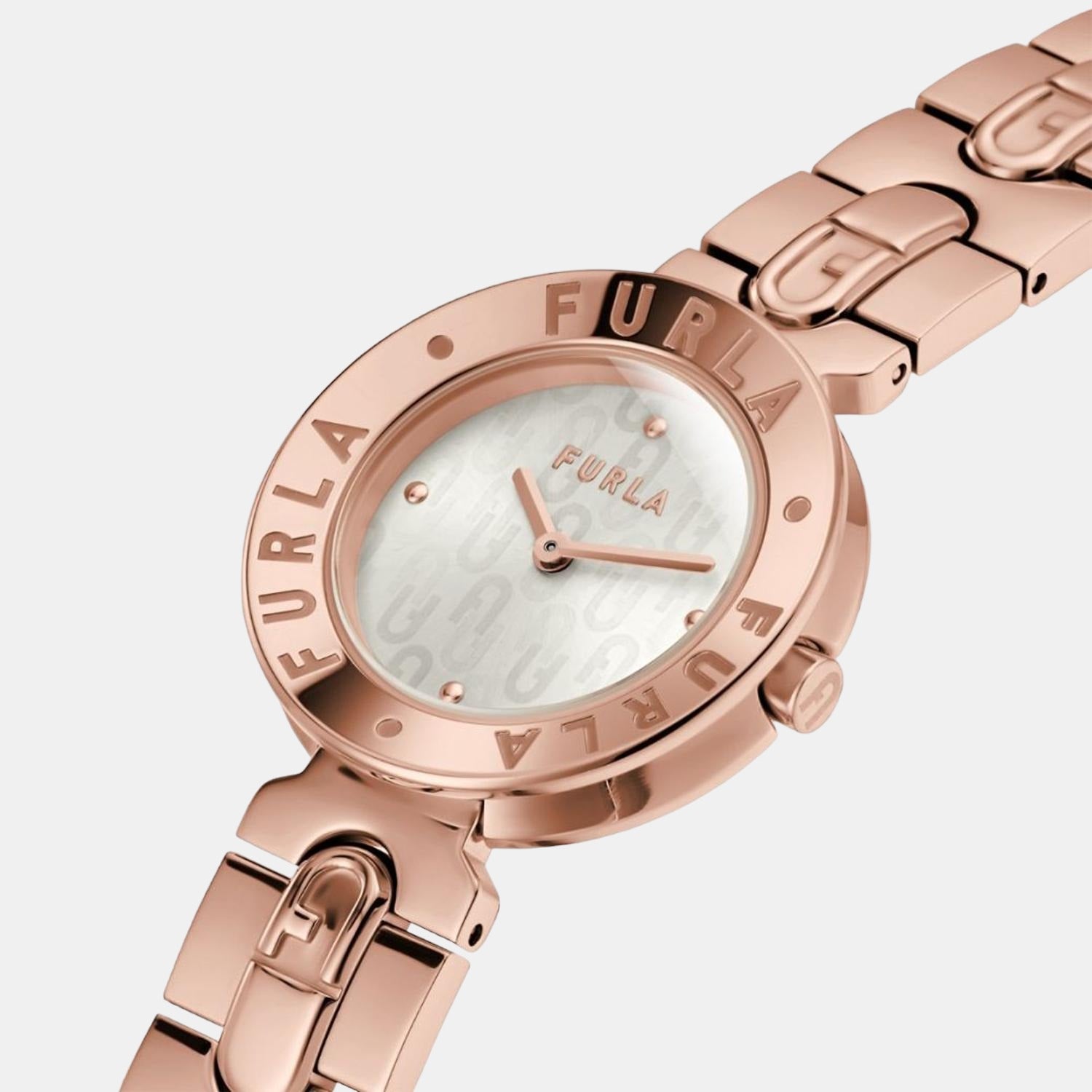Furla Stainless Steel Round watch