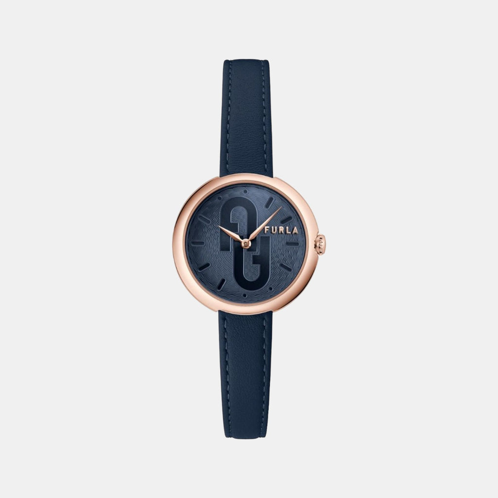 Furla Round Blue Analog watch