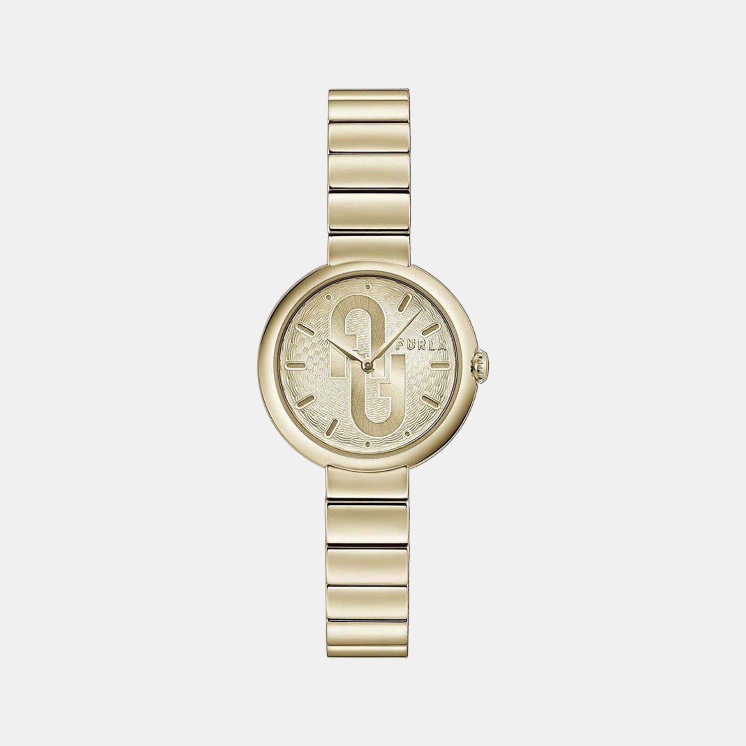 Furla Round Gold Analog watch