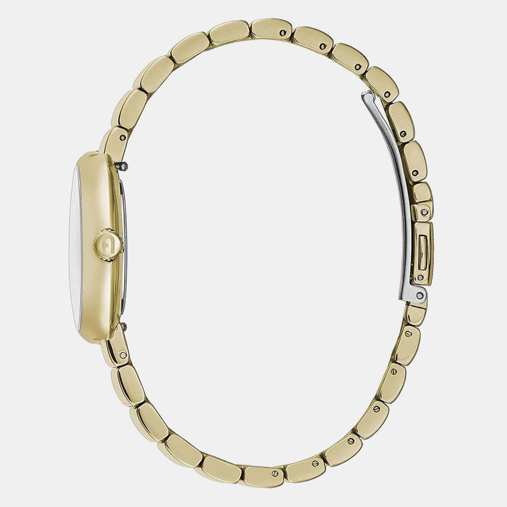 Furla Women Round Gold watch