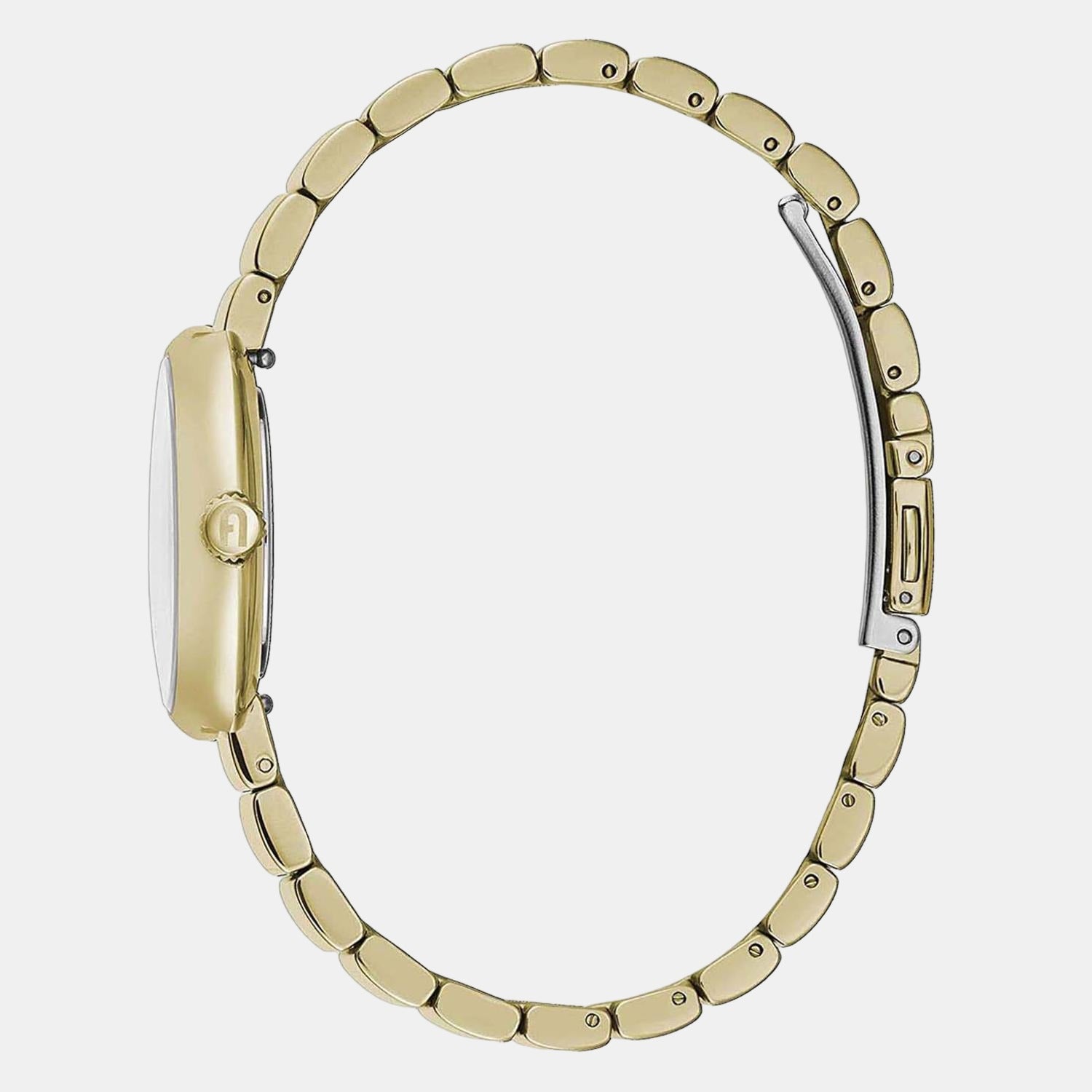 Furla Women Round Gold watch