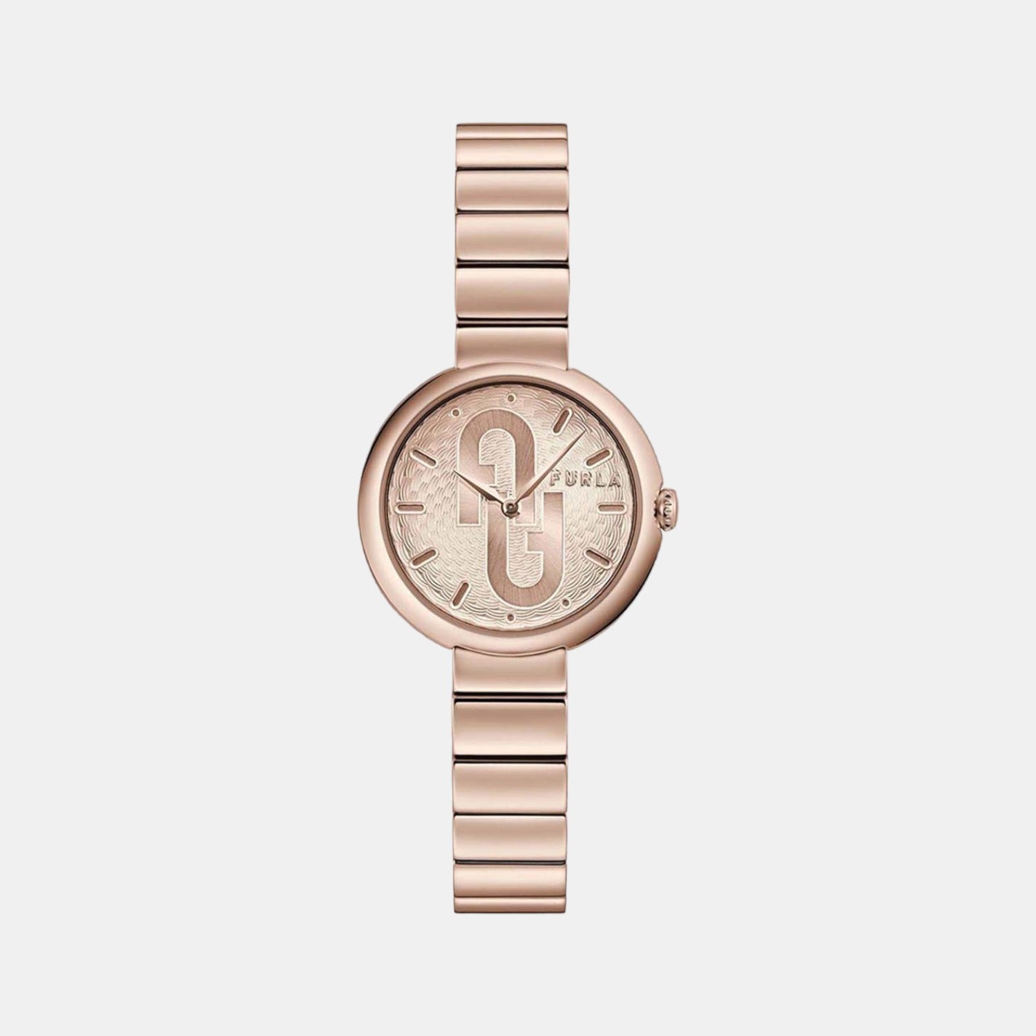 Furla Round Rose Gold Analog watch