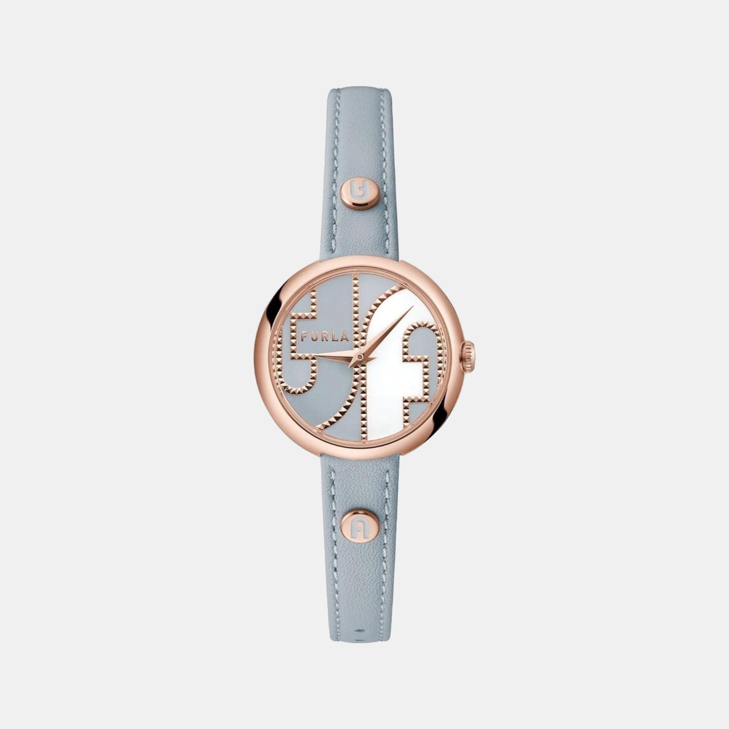 Furla Round White Analog watch