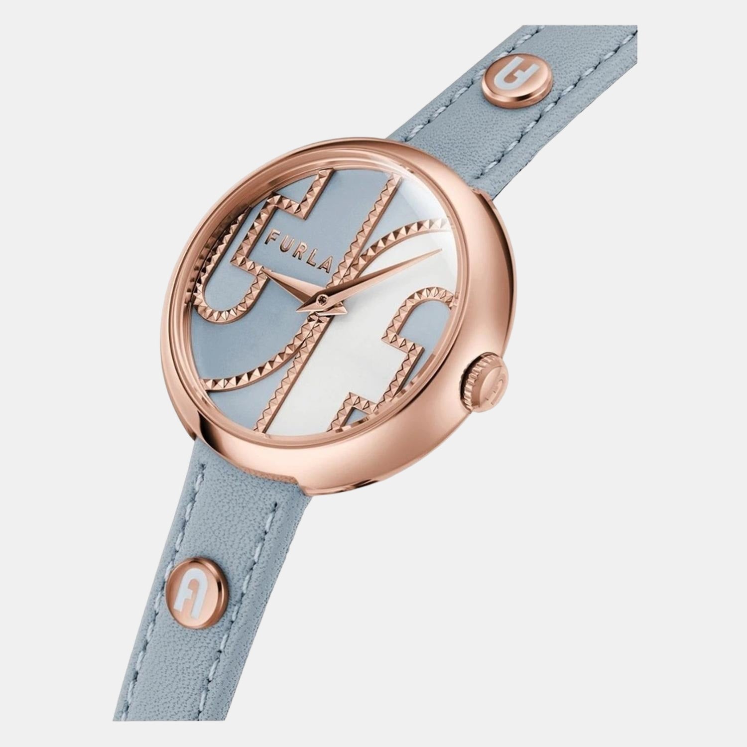 Furla Stainless Steel Round watch