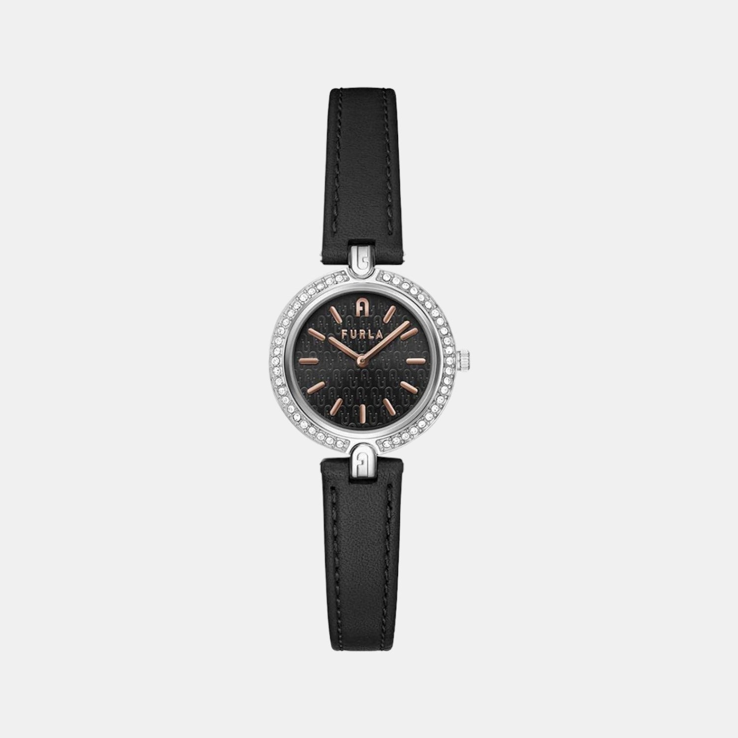 Furla Round Black Analog watch