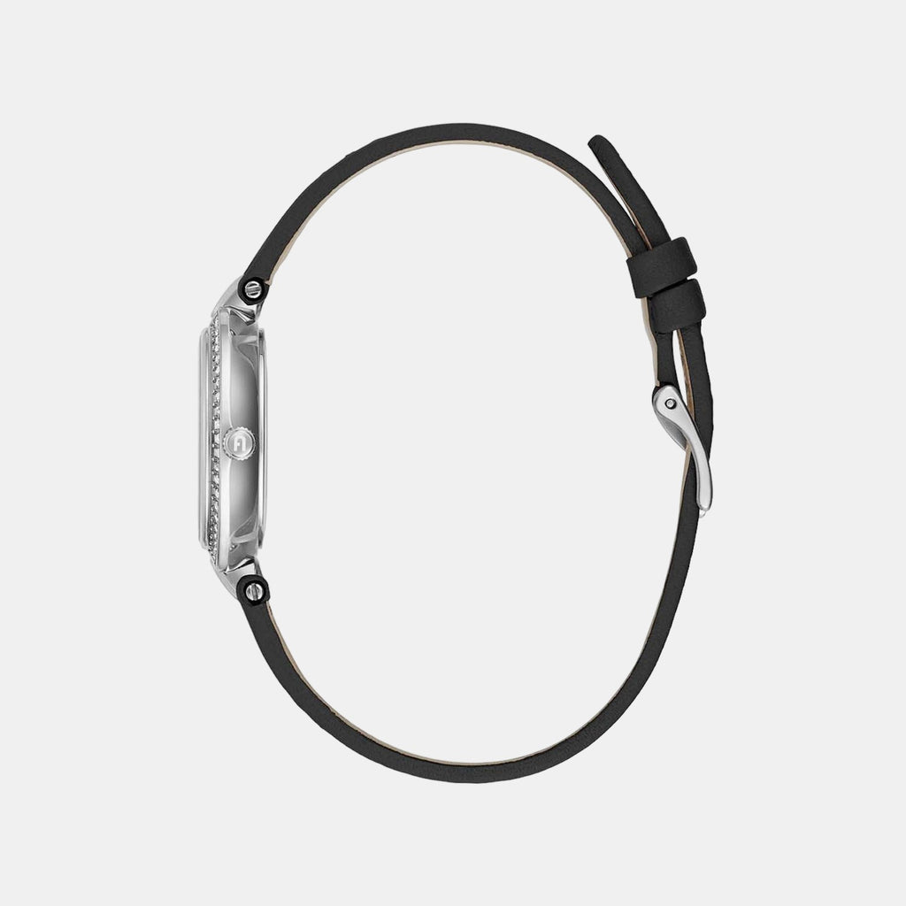 Furla Women Round Black watch