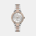 Furla Round Black Chronograph watch