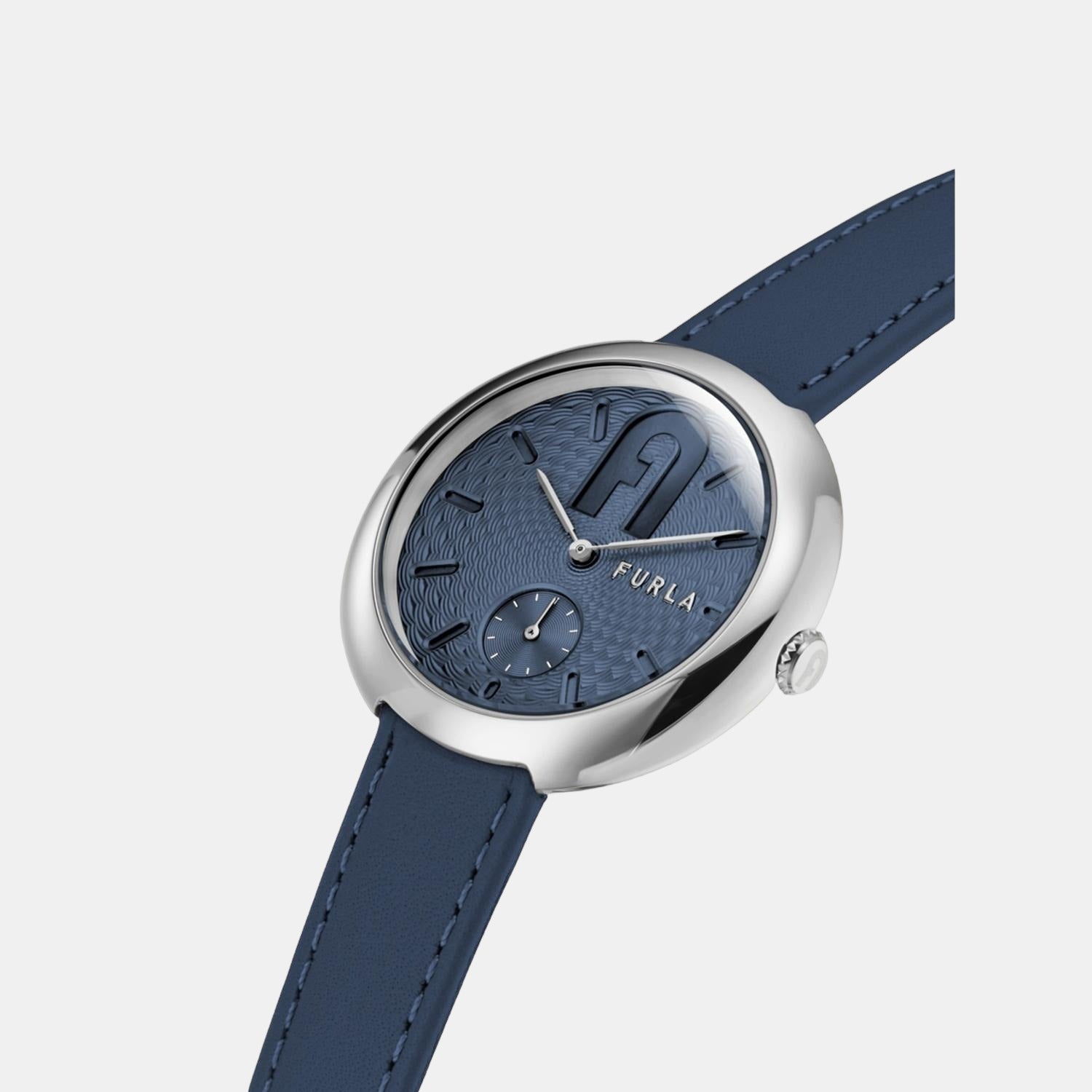 Furla Women Round Silver watch