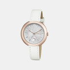 Furla Leather Silver watch