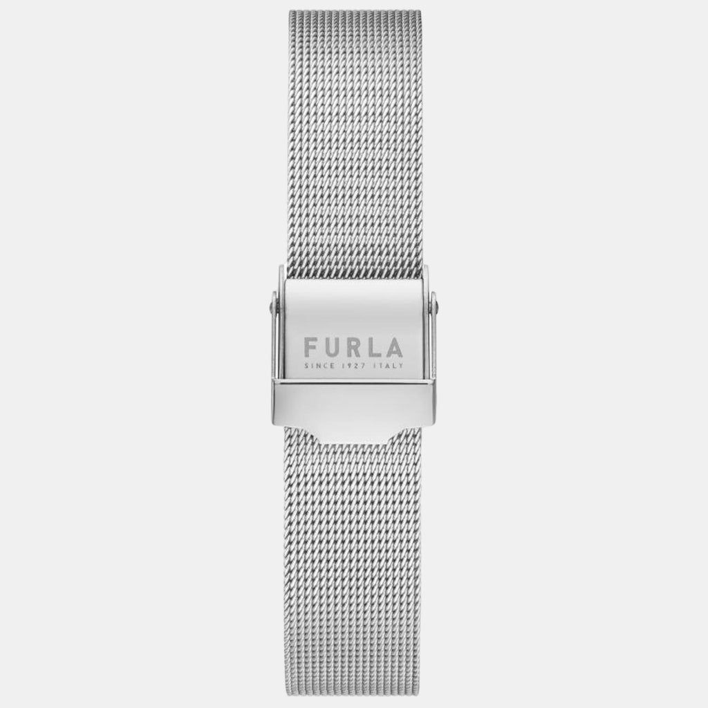Furla Women Round Silver watch