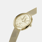 Furla Women Round Gold watch