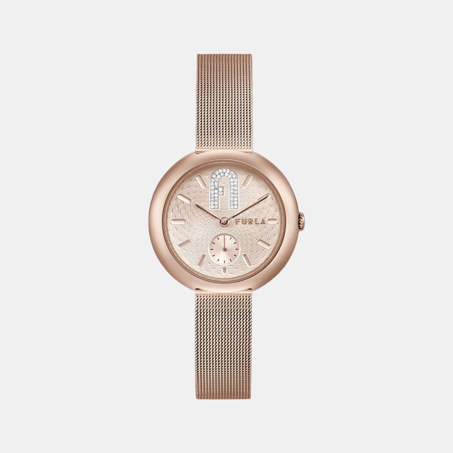 Furla Round Gold Analog watch