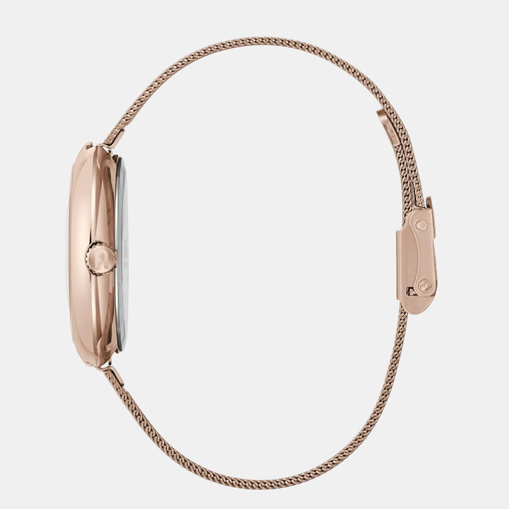 Furla Women Round Gold watch