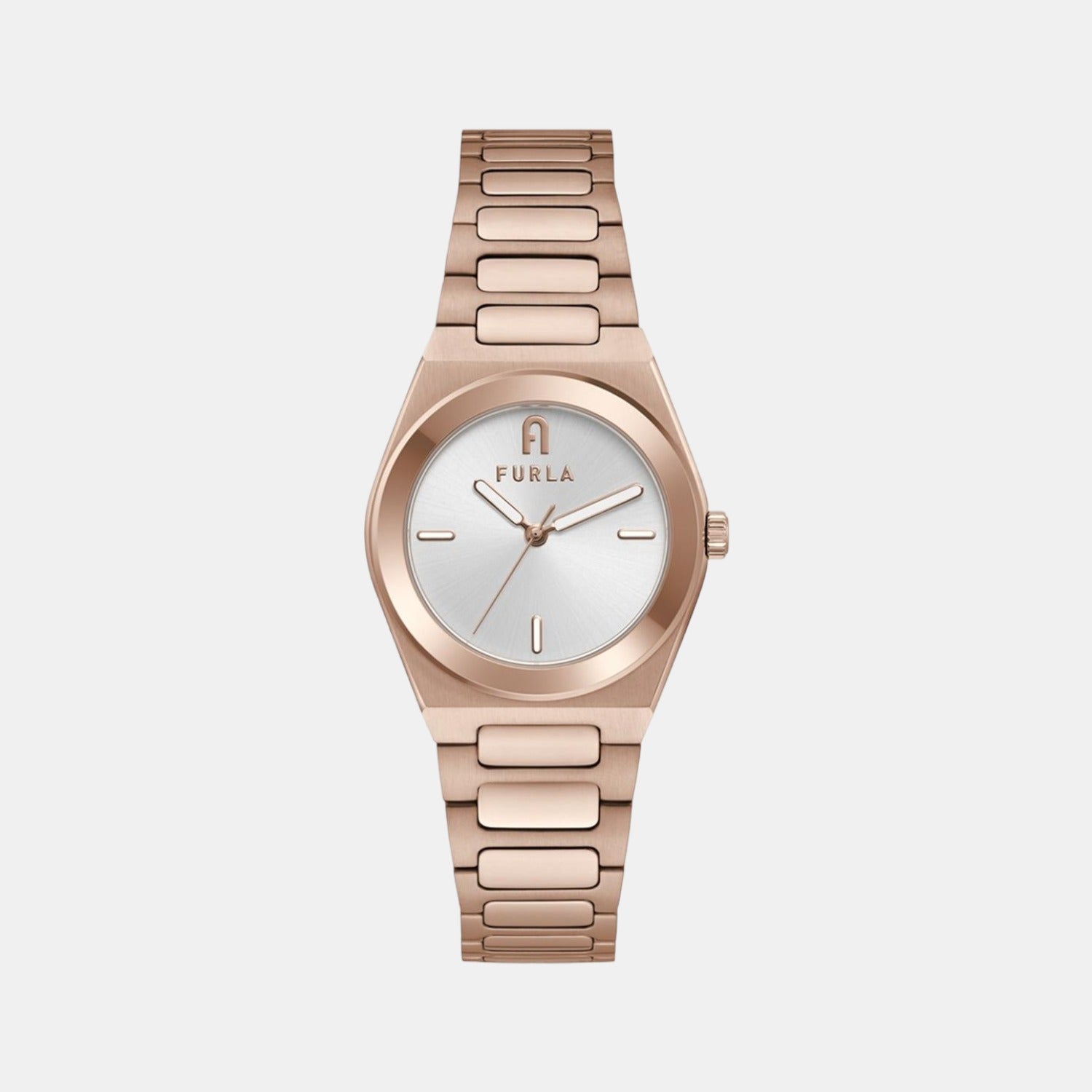 Furla Round Silver Analog watch