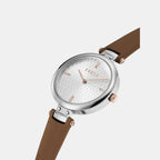 Furla Women Round Silver watch