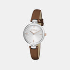 Furla Leather Silver watch