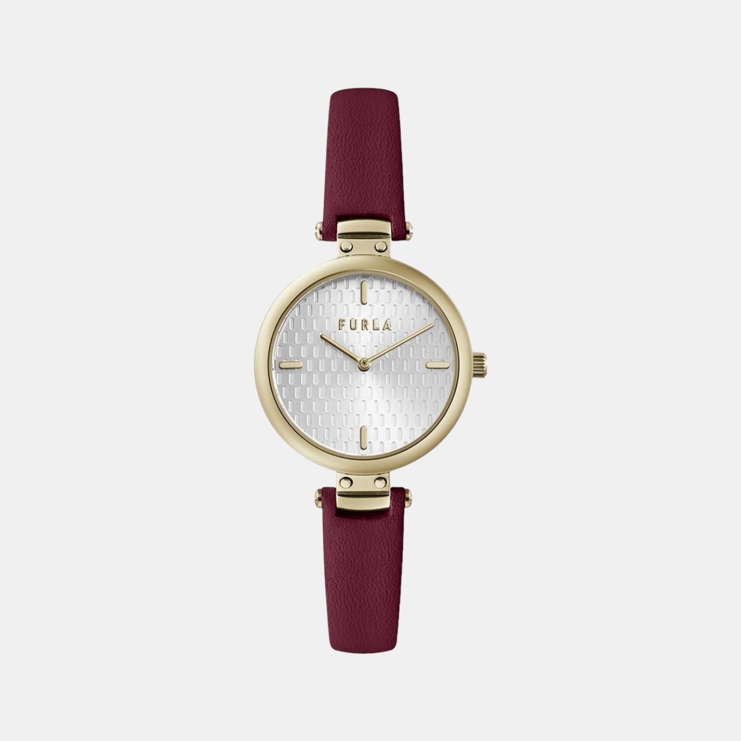 Furla Round Silver Analog watch