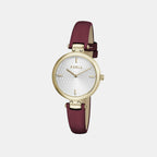 Furla Leather Silver watch