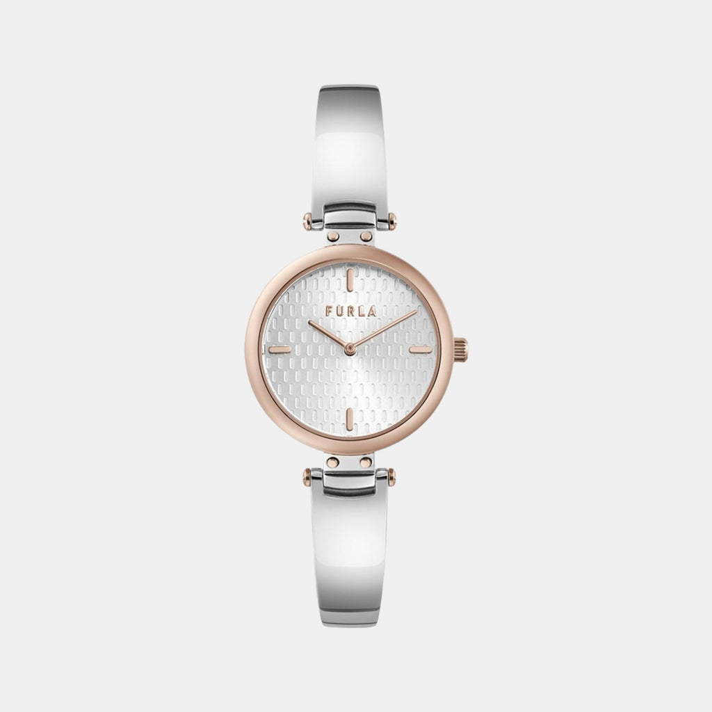 Furla Round Silver Analog watch