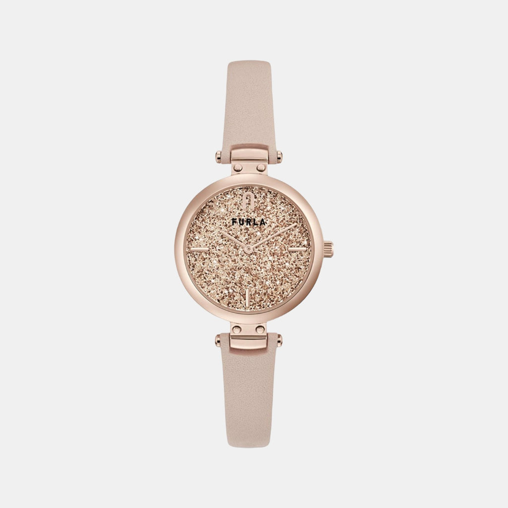 Furla Round Black Analog watch