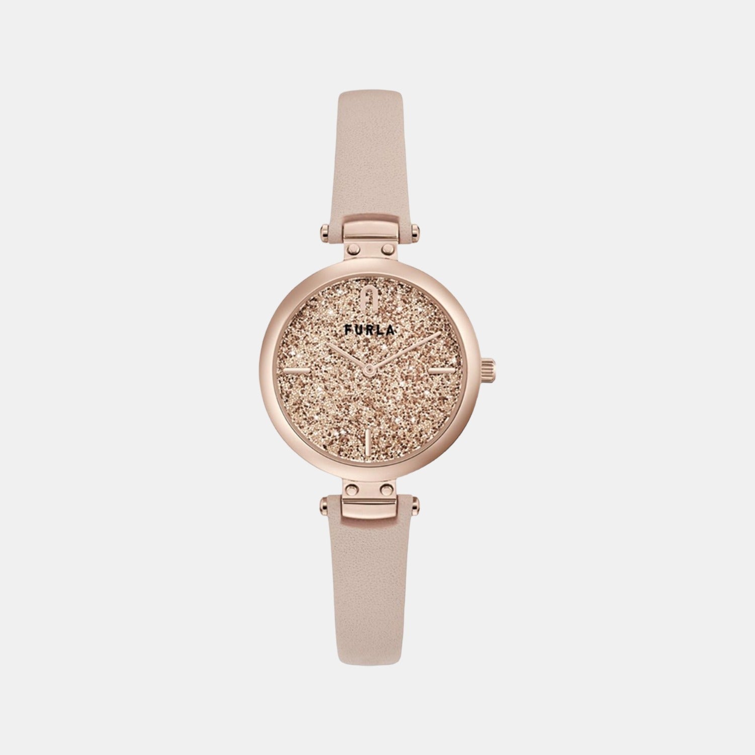 Furla Round Black Analog watch