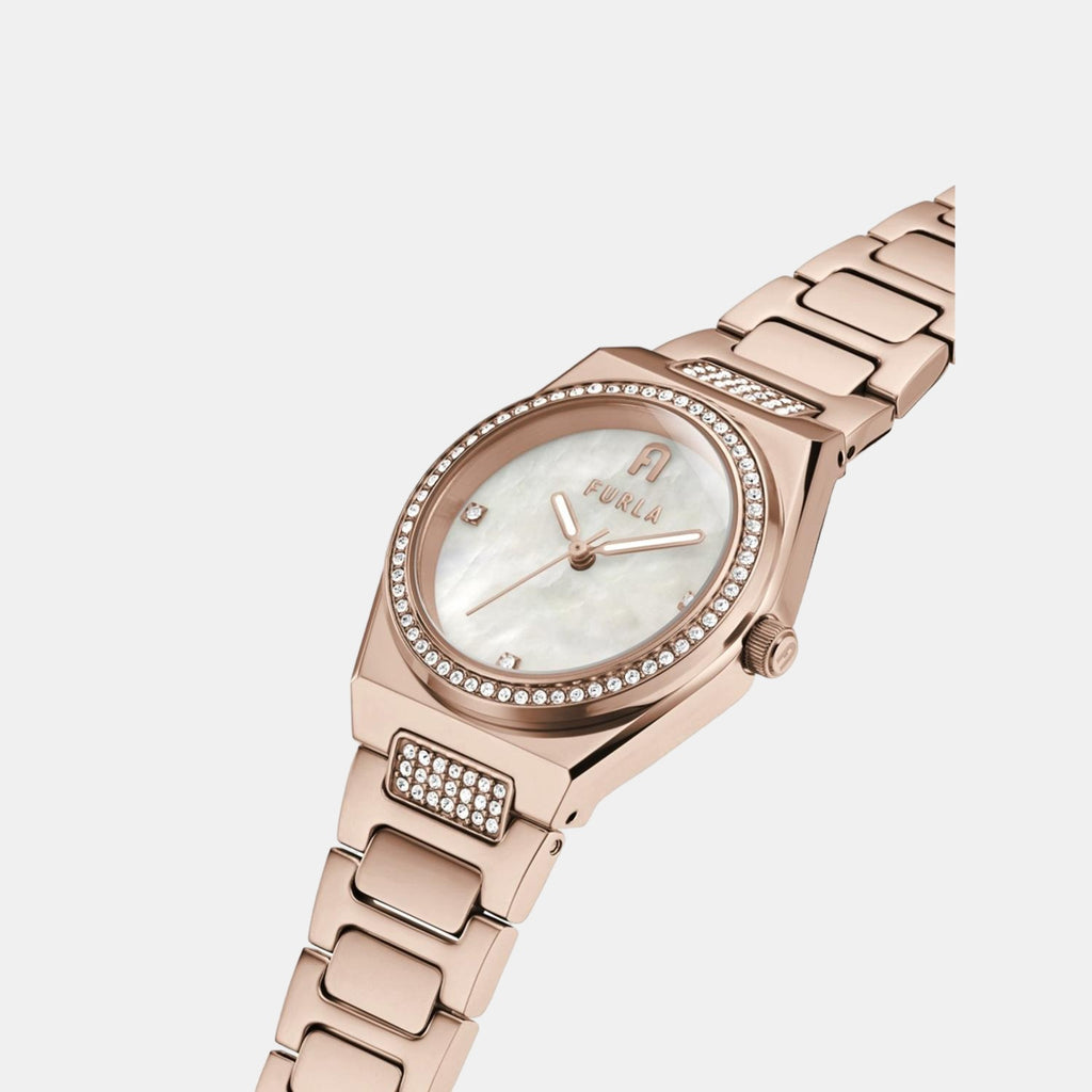 Furla Women Round Two Tone watch