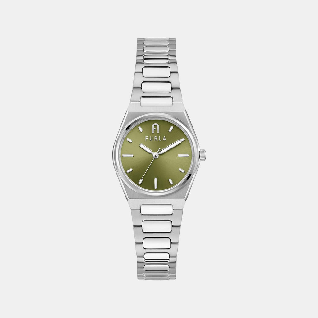 Furla Round Green Analog watch