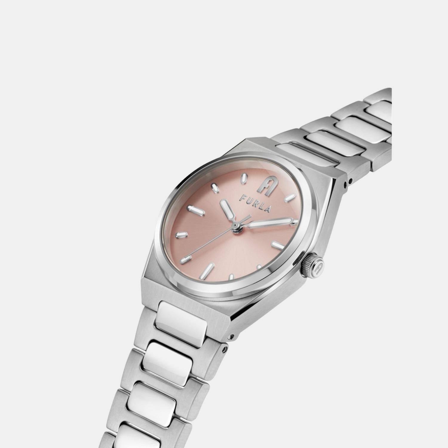 Furla Women Round Pink watch