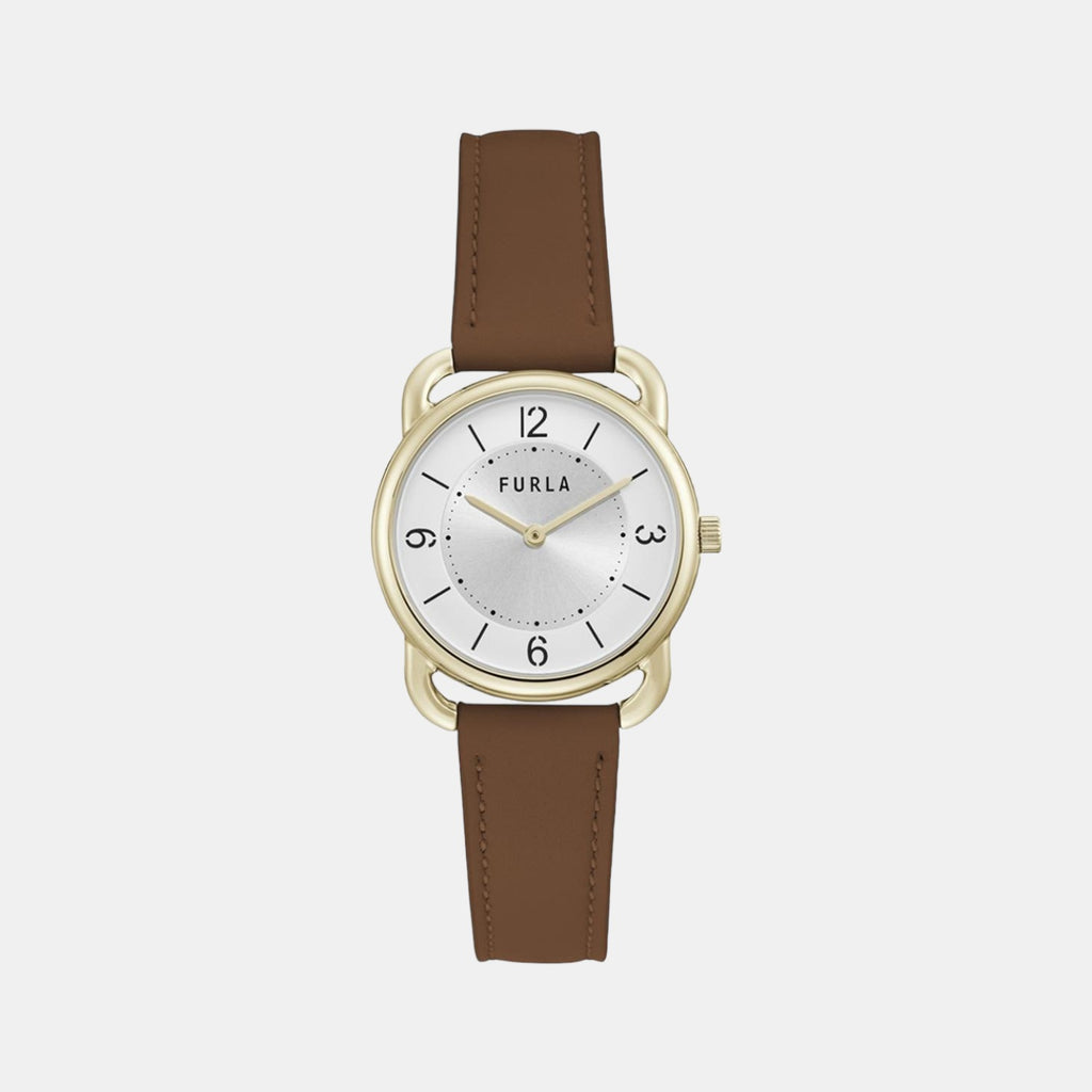 Furla Round Silver Analog watch