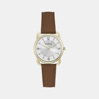 Furla Round Silver Analog watch