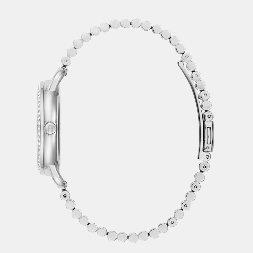 Furla Women Round Silver watch