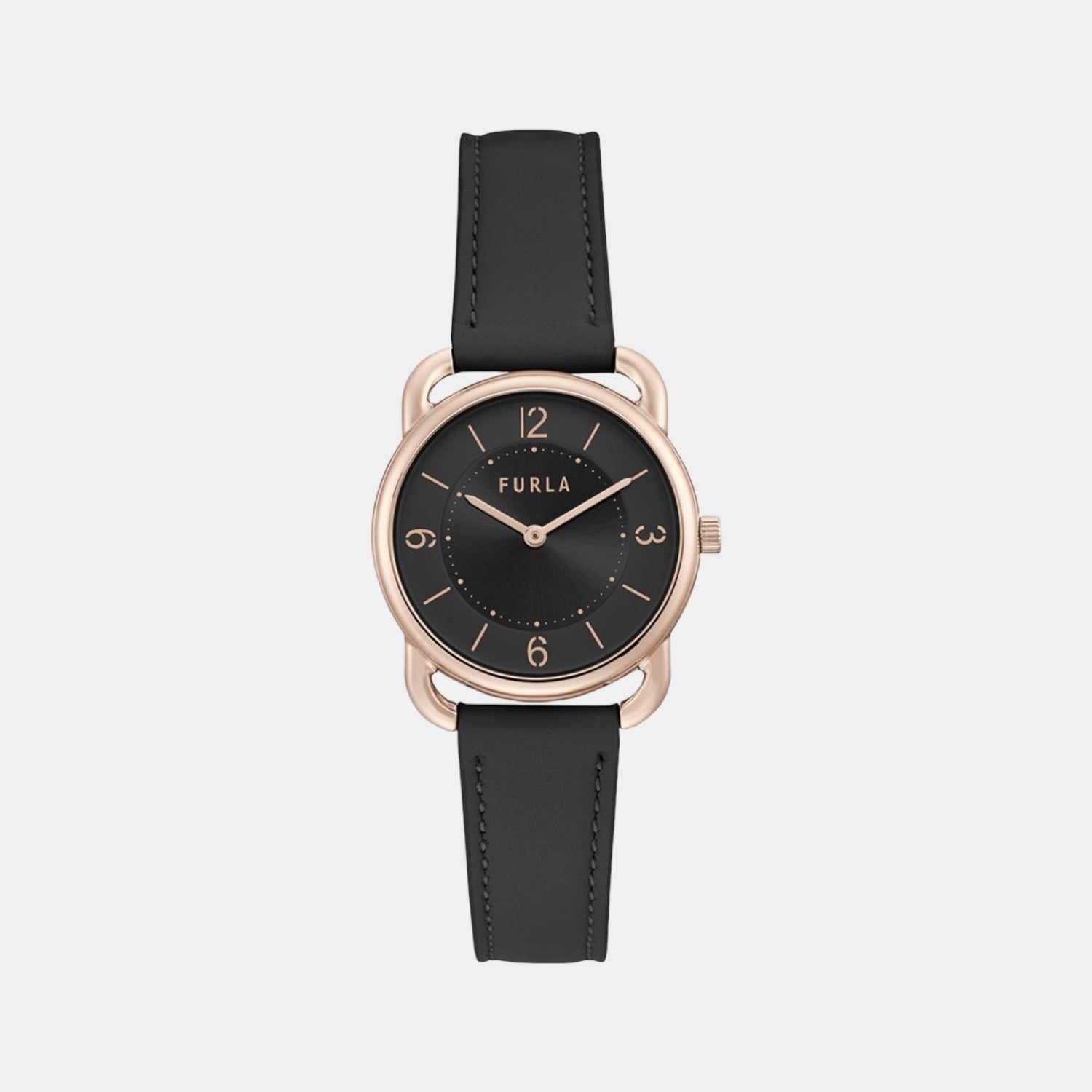 Furla Round Black Analog watch